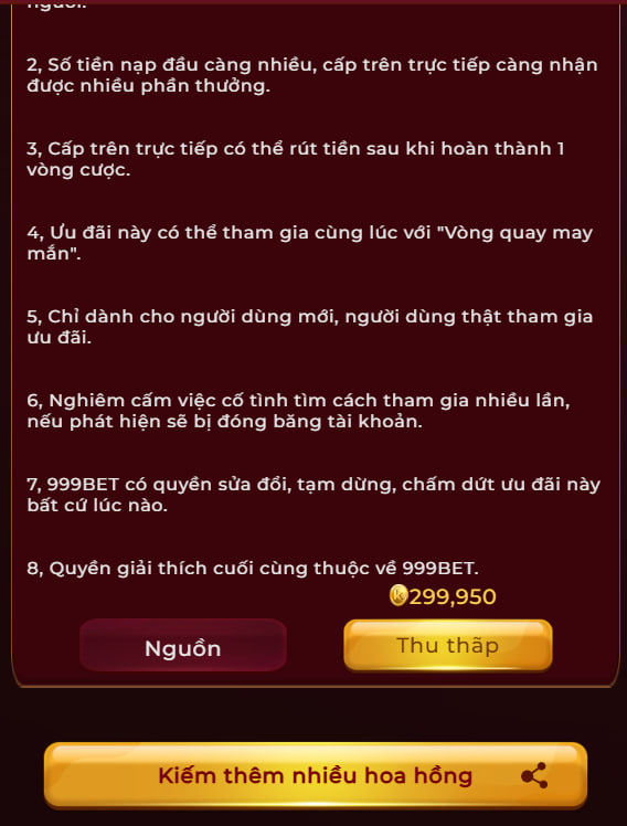 nhận thưởng khi giới thiệu